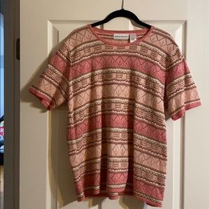 NWOT Alfred Dunner XL ladies short sleeve sweater